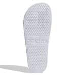 Suela de las Chanclas Adidas Adilette Aqua Blancas