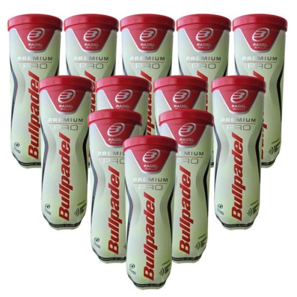 Pack de 12 Botes de Pelotas Bullpadel Premium Pro Pack de 12 Botes de Pelotas Bullpadel Premium Pro