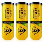 Tripack Dunlop pelotas Team Padel