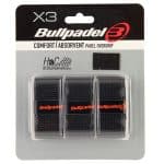 Blister 3 Overgrips Bullpadel Comfort/Absorvent Negros Perforados