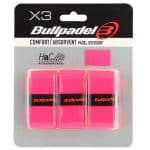 Blister 3 Overgrips Bullpadel Comfort/Absorvent Rosas Perforados