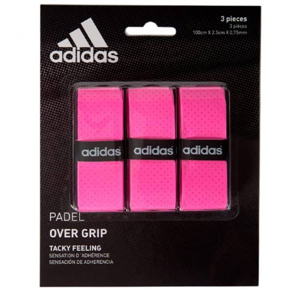 Blister overgrips Adidas perforados rosas Blister overgrips Adidas perforados rosas