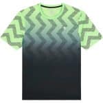 Camiseta K-Swiss Hypercourt Print Crew Verde