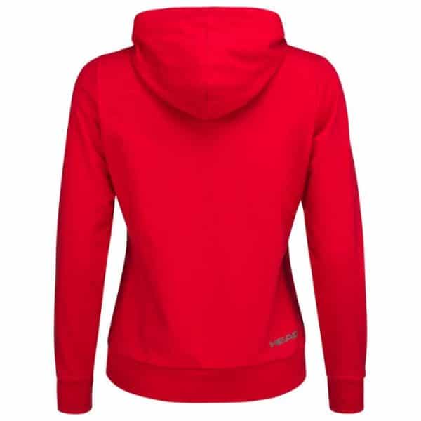 Back Sudadera Head Rosi Roja Mujer