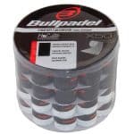 Tambor 50 Overgrips Bullpadel Perforados Negro y Blanco