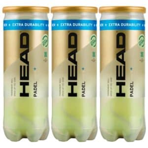 Tripack Pelotas HEAD Padel Pro S+