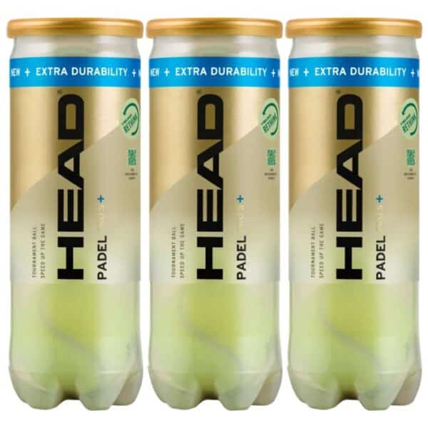 Tripack Pelotas HEAD Padel Pro S+ Tripack Pelotas HEAD Padel Pro S+