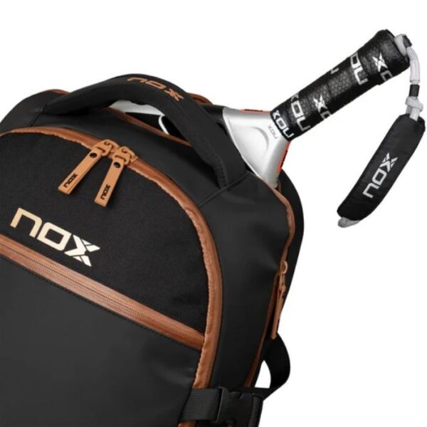 Mochila NOX Open series 2024 negra y marrón