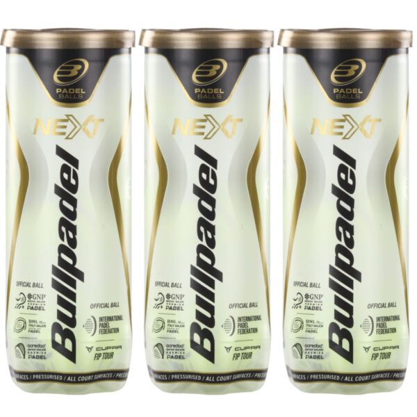 Tripack Pelotas Bullpadel Next