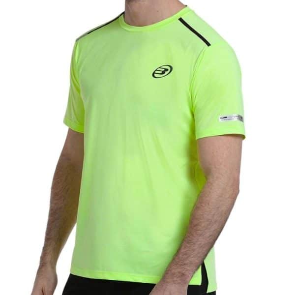 Lateral Camiseta Bullpadel Acilo Amarillo