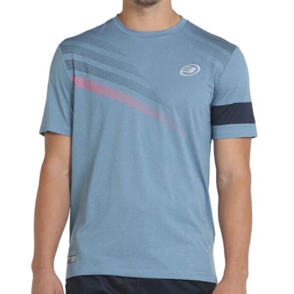 Camiseta Bullpadel Cambre Azul Sombra Hombre