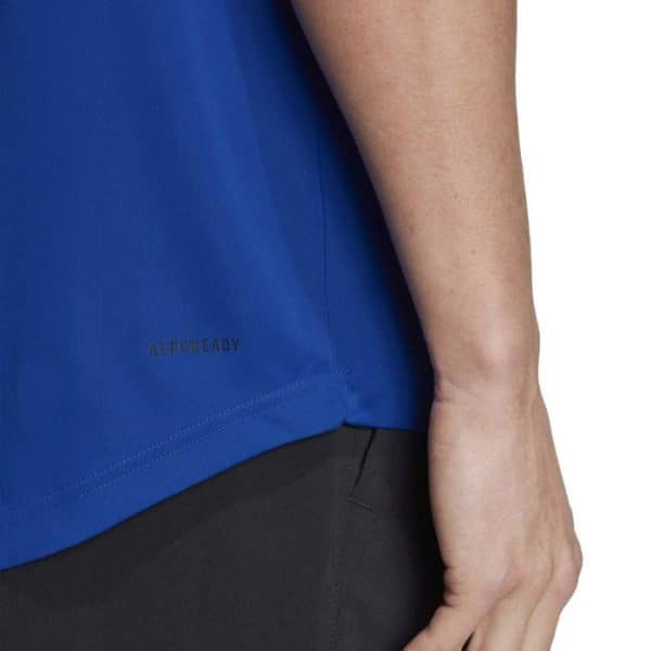 Detalle Camiseta Adidas Club Hombre Azul