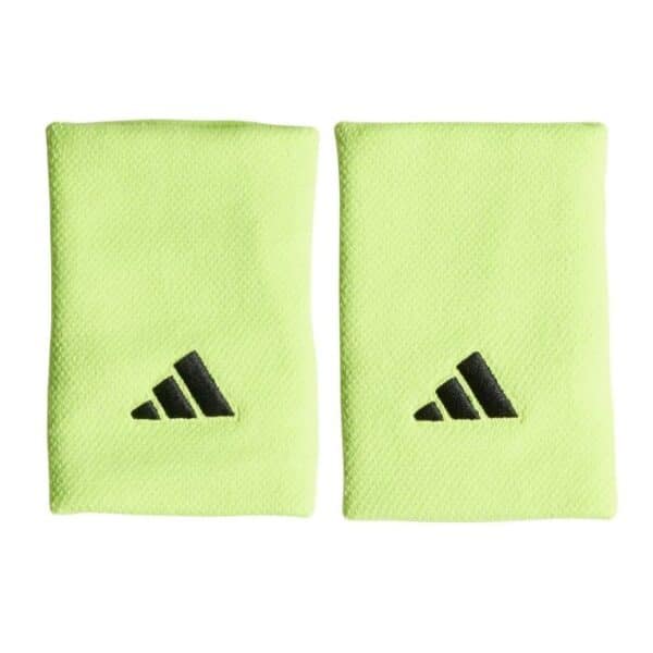 Pack dos muñequeras grandes Adidas verdes Pack dos muñequeras grandes Adidas verdes