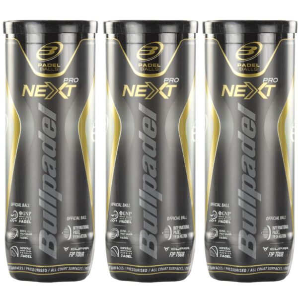 Tripack Pelotas Bullpadel Next Pro Tripack Pelotas Bullpadel Next Pro