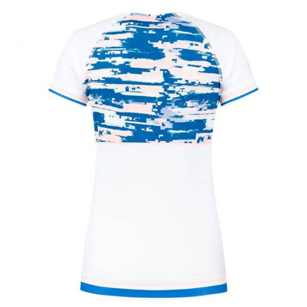 Camiseta K-Swiss Tac Hypercourt Round Neck Top Blanca