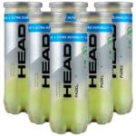 6 Botes de pelotas HEAD Padel PRO