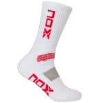 Calcetines NOX Largos Blancos y Rojos