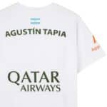 Detalle de la Camiseta Oficial NOX Agustín Tapia Blanca