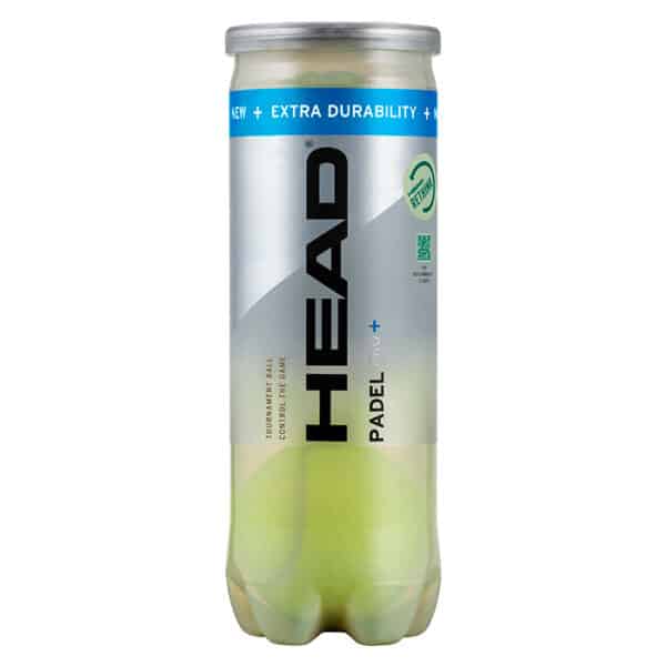 Bote de 3 pelotas HEAD Padel Pro