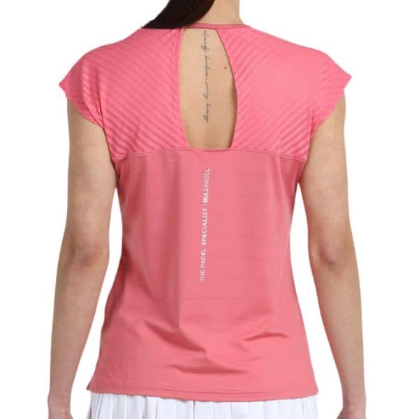 Back Camiseta Bullpadel Eleva Rosa