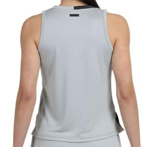 Back Camiseta de tirantes Bullpadel Diles Gris Perla