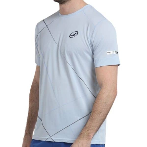 Lateral Camiseta Bullpadel Aireo Azul