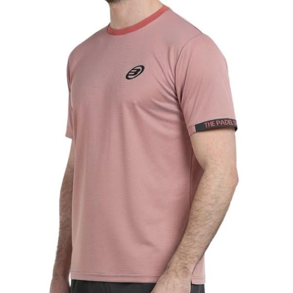 Lateral Camiseta Bullpadel Hombre Useme Tierra