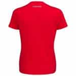Back Camiseta Head Lucy Roja Mujer
