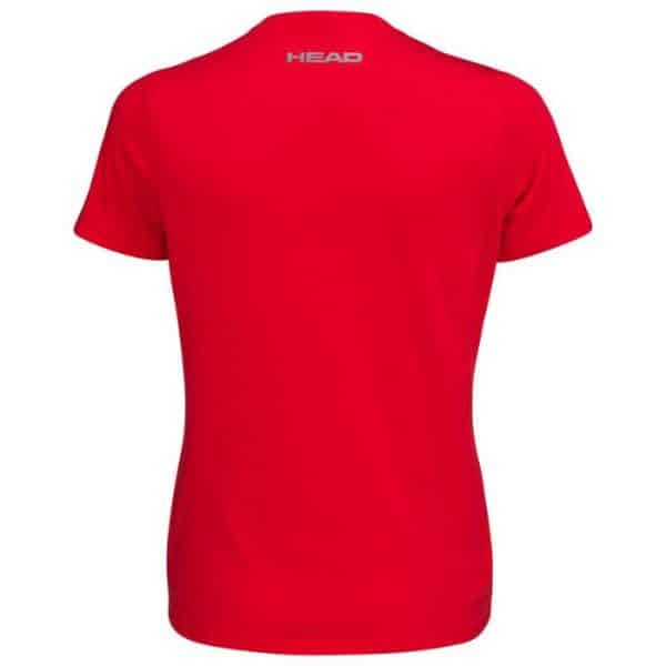 Back Camiseta Head Lucy Roja Mujer