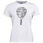 Camiseta Head Padel Blanca Mujer