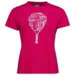 Camiseta Head Padel Rosa Mujer