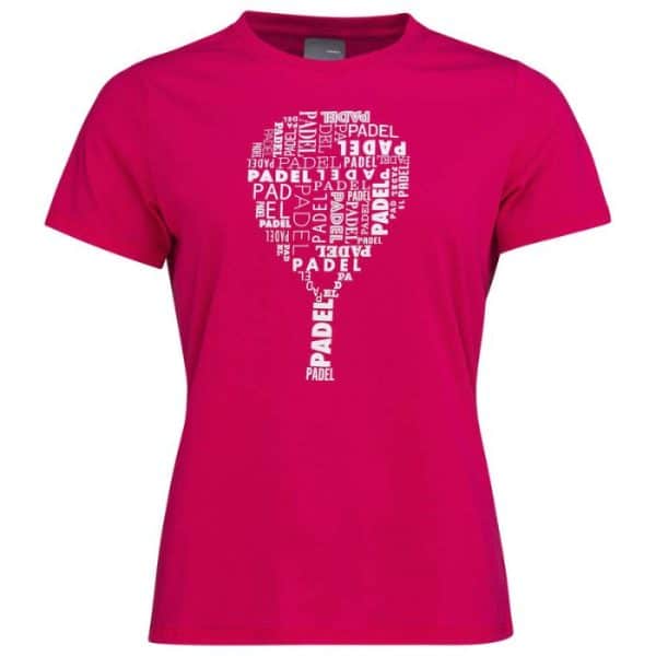 Camiseta Head Padel Rosa Mujer