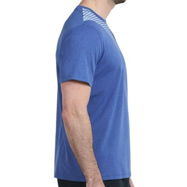 Perfil Camiseta Bullpadel Hombre Liria Azul