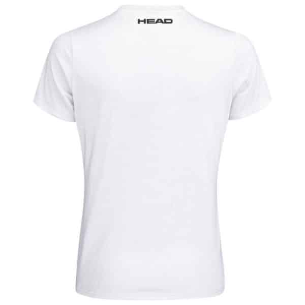 Back Camiseta Head Padel Blanca Mujer
