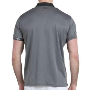 Back Polo Bullpadel Hombre Unete Gris