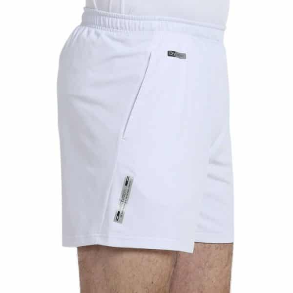 Perfil Short Bullpadel Hombre Afate Blanco