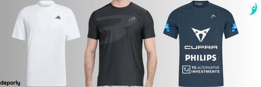 Camisetas de pádel de hombre