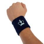 Muñequera Black Crown Corta Azul