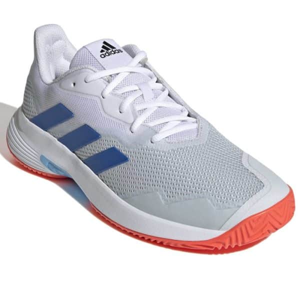 Zapatillas Adidas CourtJam Control blancas y azules