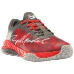 Zapatillas Bullpadel Ionic gris y roja