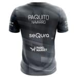 Camiseta Oficial Bullpadel Adula Paquito Navarro Negra