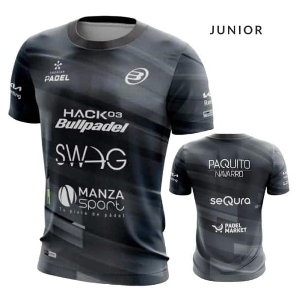 Camiseta Oficial Bullpadel Paquito Navarro Versión Junior Camiseta Oficial Bullpadel Paquito Navarro Versión Junior