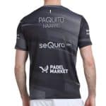 Camiseta Oficial Bullpadel Adula Paquito Navarro Negra