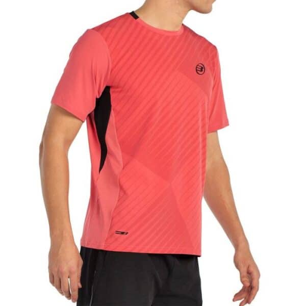 Lateral de la Camiseta técnica deportiva Malmok Hibisco