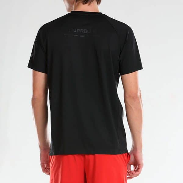 Camiseta Bullpadel Odeon Negra Hombre