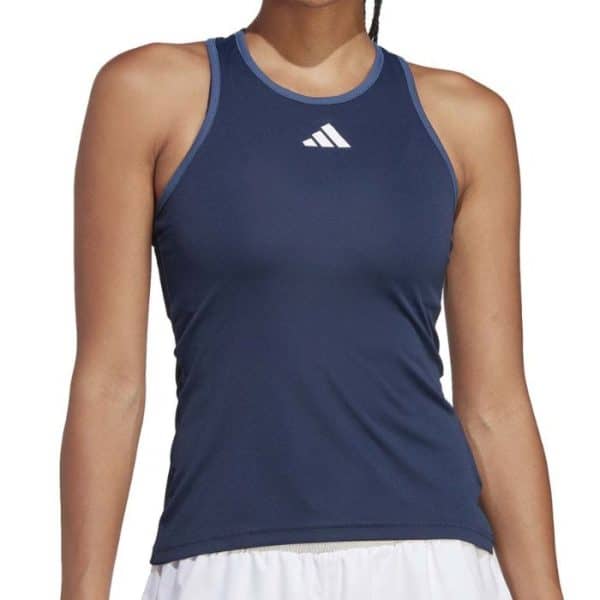Camiseta Tirantes Adidas Club Azul Marino Mujer Camiseta Tirantes Adidas Club Azul Marino Mujer