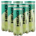 Pack de 6 botes de pelotas Head Padel One