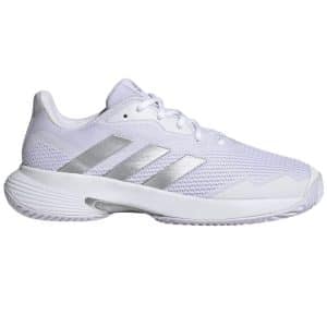 Zapatillas Adidas CourtJam Control Woman Blancas - Plateadas