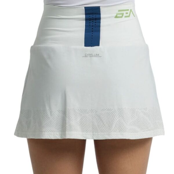 Falda Bullpadel blanca - Modelo Barca