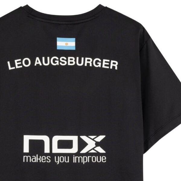 Detalle de la Camiseta NOX Oficial Leo Augsburger